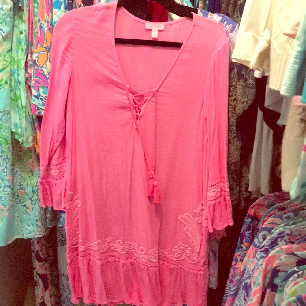 Lilly pulitzer pink coverup size medium